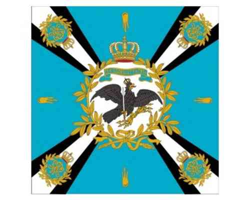 Standarte Infanterie/ des königlichen Regiments, mit Kreuz