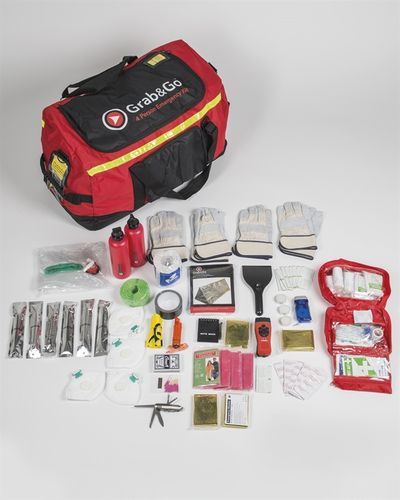 Grab&Go Fluchttasche Notfalltasche für 4 Personen